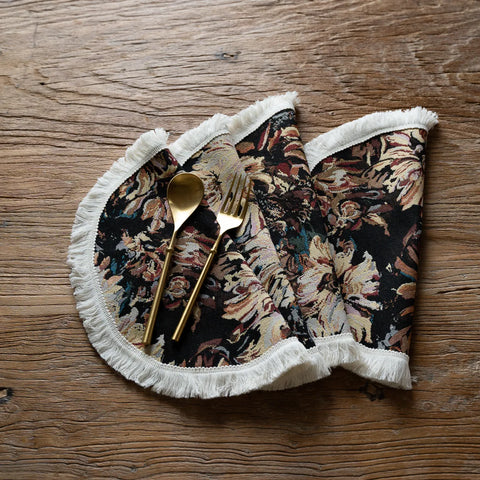 Floral Tapestry Placemat – Round & Rectangular