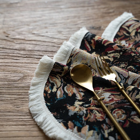 Floral Tapestry Placemat – Round & Rectangular