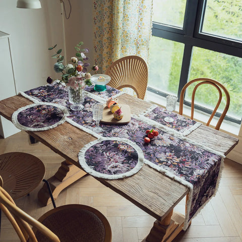 Floral Tapestry Placemat – Round & Rectangular
