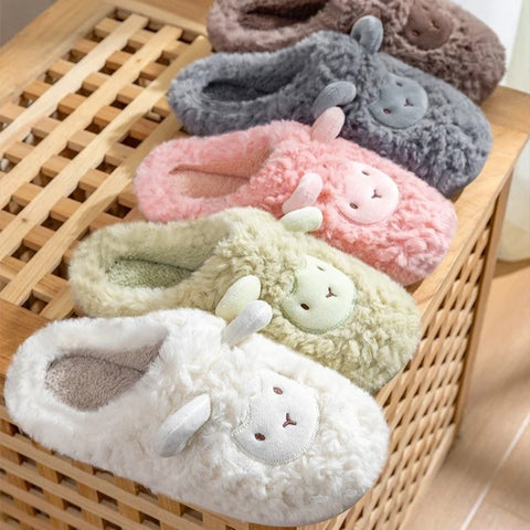 Yuki Plush Sheep Slippers