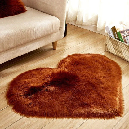 HEART PLUSH RUG