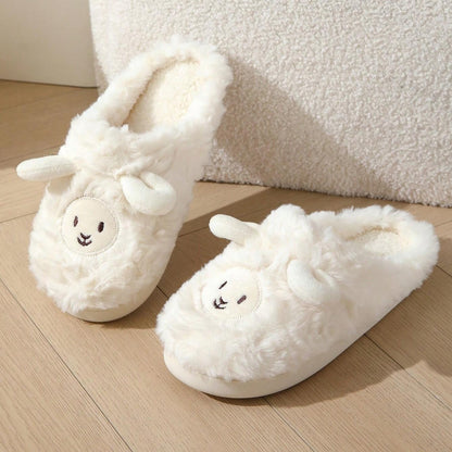 YUKI PLUSH SHEEP SLIPPERS