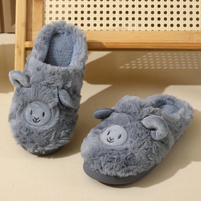 YUKI PLUSH SHEEP SLIPPERS