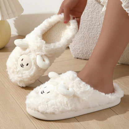 YUKI PLUSH SHEEP SLIPPERS