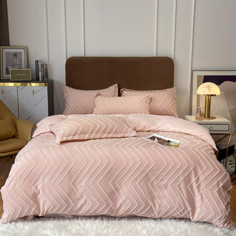 Vintage Tufted Bedding Set - 4PCS