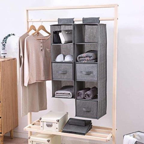 Hanging Closet Organizer - Shelf Storage