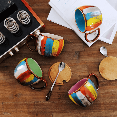 Kokoro Ceramic Couple Mug Set