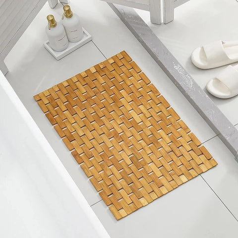 Premium Bamboo Bath Mat
