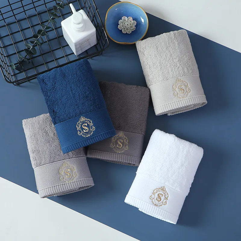 DELUXE EMBROIDED COTTON TOWELS