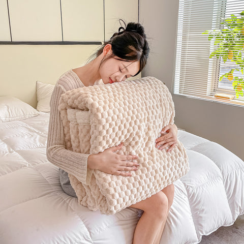 Winter Bubble Blanket - Cozy & Super Plush