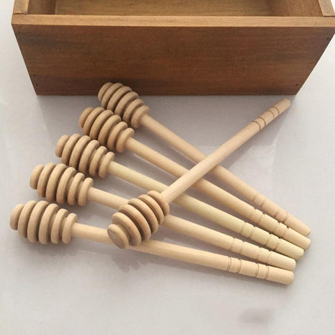 Wooden Honey Dipper Set (2pcs)