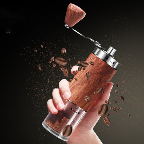 Valente Manual Coffee Grinder | Wood & Steel