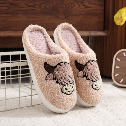 HIGHLAND COZY COW SLIPPERS