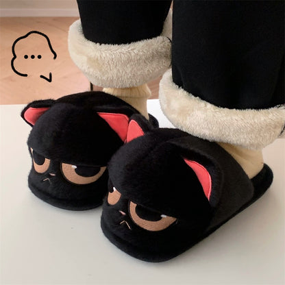 KURO ANGRY CAT SLIPPERS