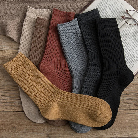 Warm Wool Crew Socks 7-Pack Women