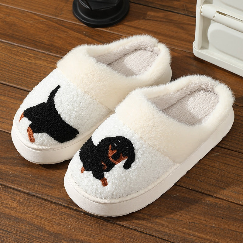 DACHO PLUSH DACHSHUND SLIPPERS