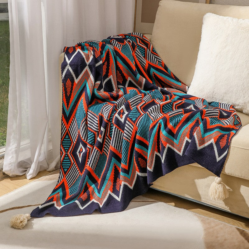 SOLVANA BOHEMIAN DECORATIVE BLANKET