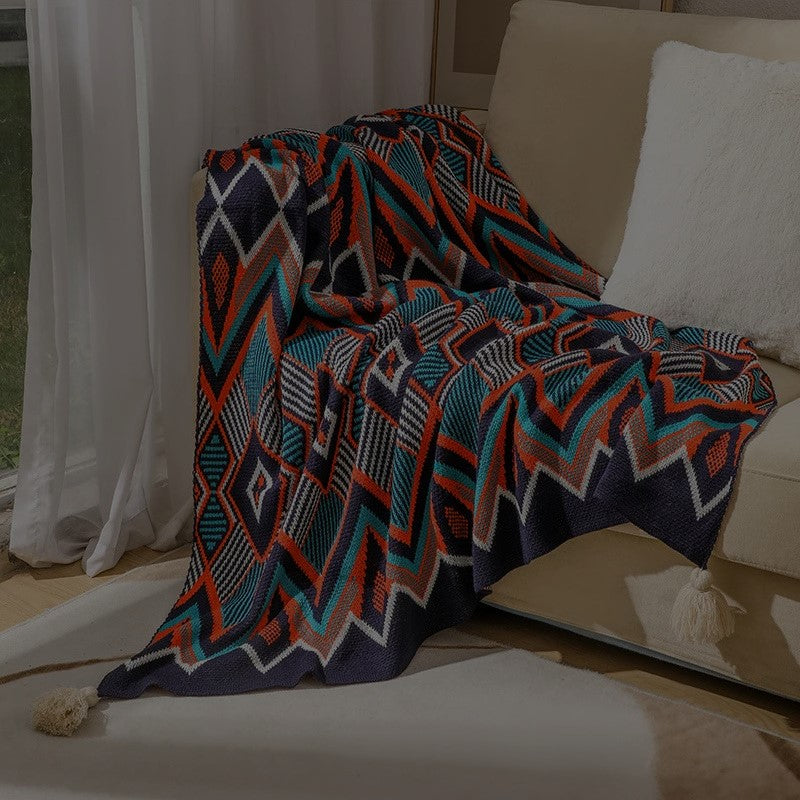 SOLVANA BOHEMIAN DECORATIVE BLANKET