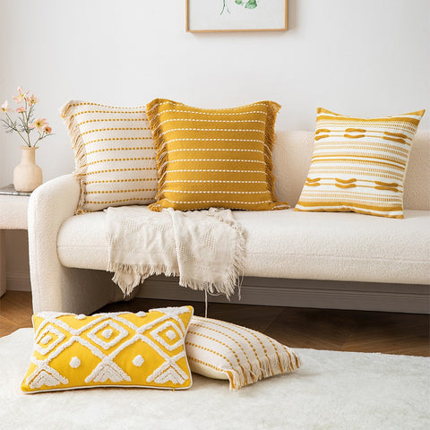 Retro Stripe Cushion Cover