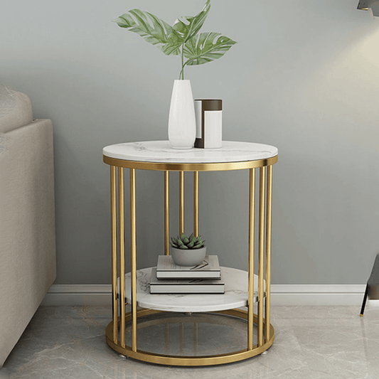 MILANO MARBLE GOLD COFFEE TABLE