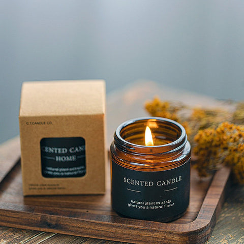 Vintage Amber Scented Candle