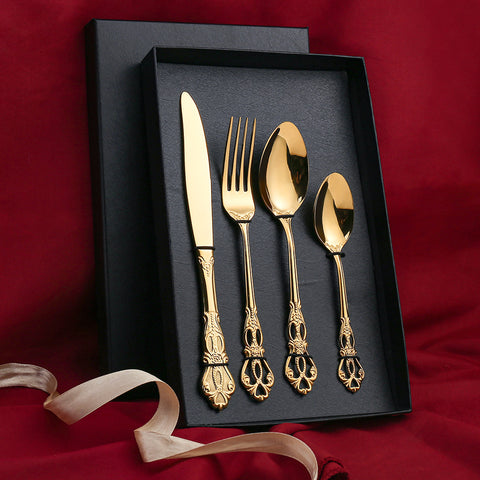 Elegant Stainless Steel Cutlery Set for the Kitchen