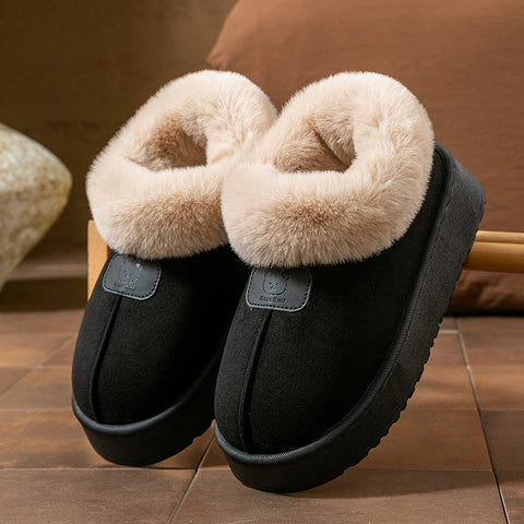 Faux Fur Women’s Boot Slippers