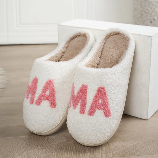 MAMA PLUSH COTTON SLIPPERS