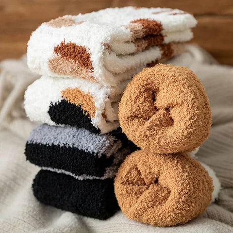 Cozy Cat Paw Socks for Women