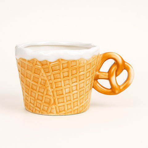 Cookie Handmade Pretzel Mugs & Plates