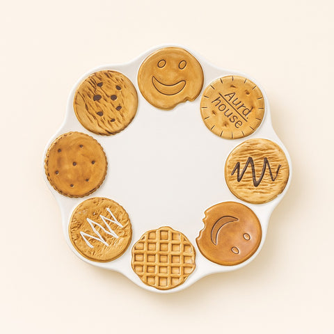 Cookie Handmade Pretzel Mugs & Plates
