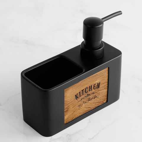 Kitchen Soap Dispenser with Sponge Holder