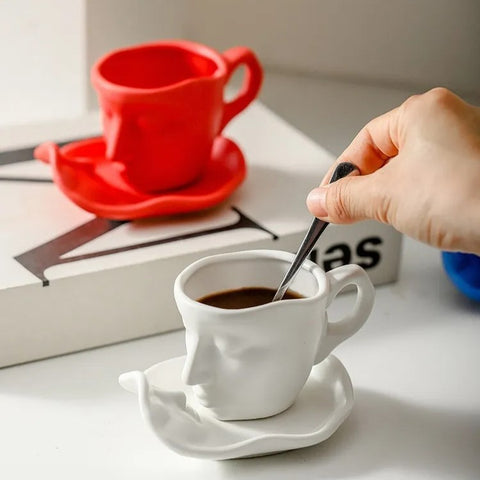 Lumo Kiss Ceramic Espresso Set