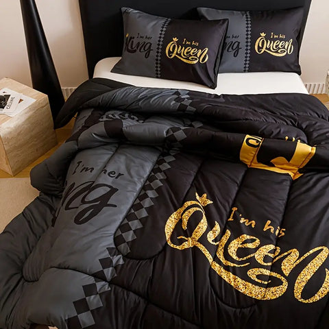 King & Queen Duvet Cover Bedding Set