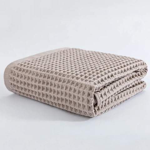 Cotton Waffle Bath Towel - Japanese Design