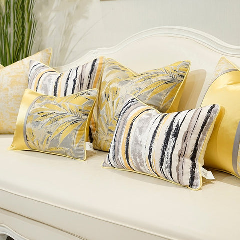 Aurora Modern Golden Cushion Cover
