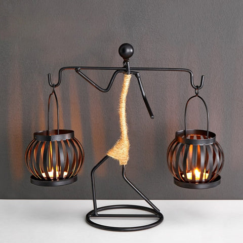 Tribal Elegance Lantern Sculpture