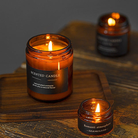 Vintage Amber Scented Candle