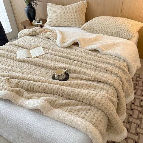 Thick Waffle Winter Blanket