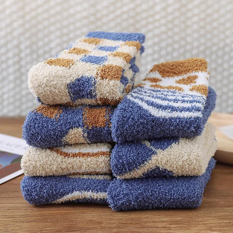 Women's Fuzzy Cozy Socks 7-Pack