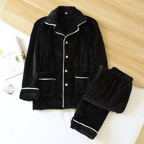 Coral Fleece Pajama Set for Men & Women