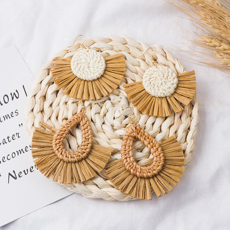 ISLA RAFFIA EARRINGS