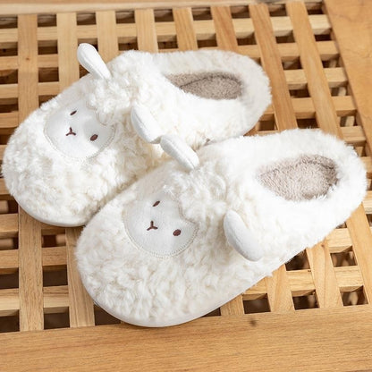 YUKI PLUSH SHEEP SLIPPERS