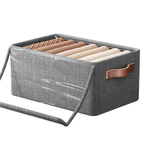 Clothes Foldable Storage Box With Handles