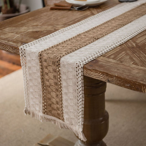 Boho Tasseled Table Runners