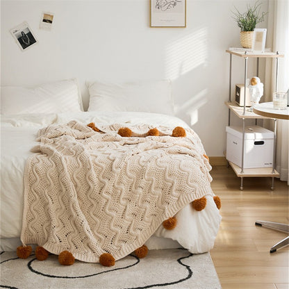 LYSSA NORDIC KNIT THROW