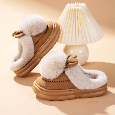 Fluffy Bunny Slippers