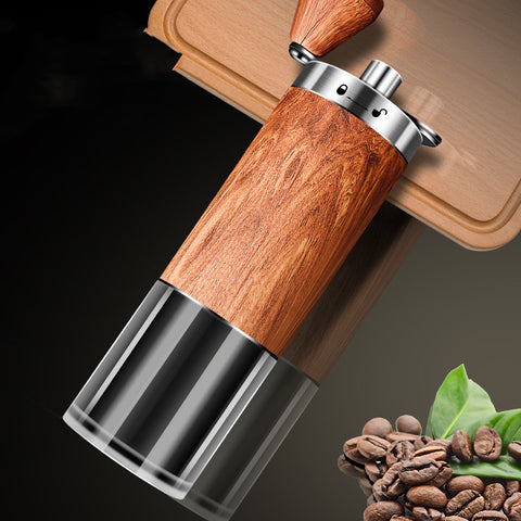 Valente Manual Coffee Grinder | Wood & Steel