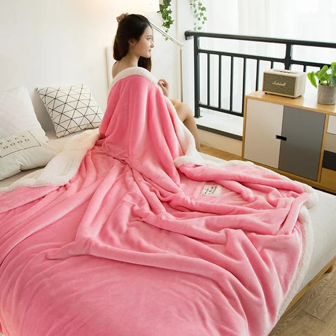 Warm Embrace Sherpa Throw Blanket