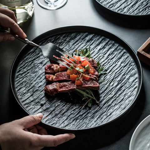 SEIYU RIPPLED DINNER PLATES